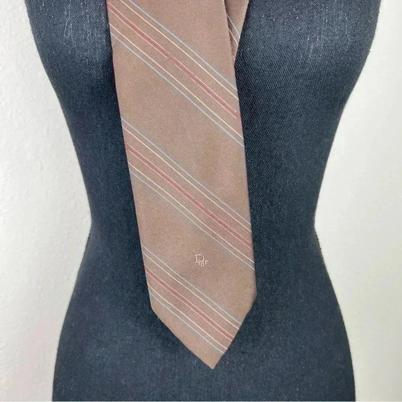 Dior Men’s Chocolate Brown Tie - Picture 4 of 9